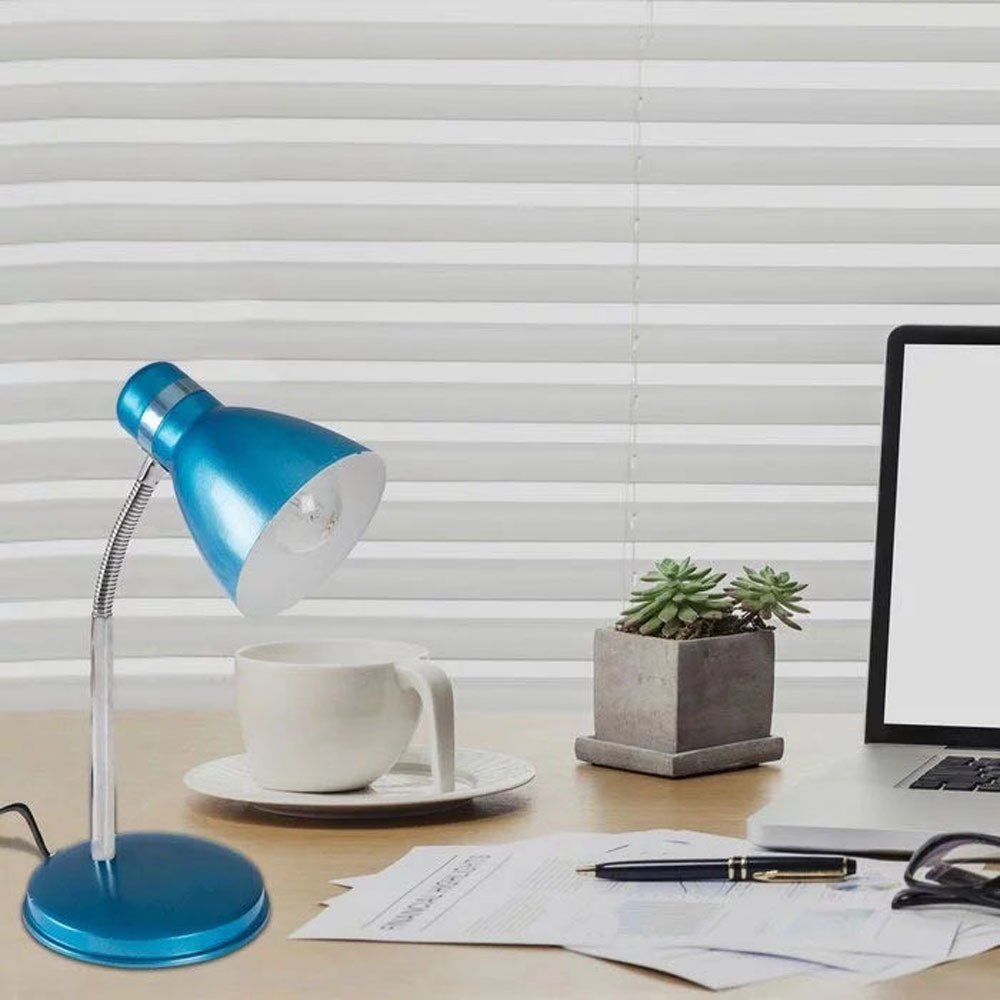 Modern Dekoratif Masa Lambası Oynar Başlıklı Spiralli Nisa Luce Çalışma Masa Lambası Abajur