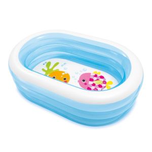 İntex Şeffaf Oval Havuz 163X107x46 cm