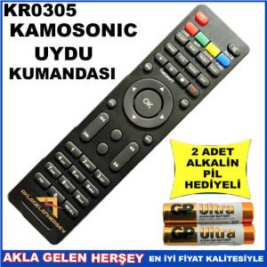 KAMOSONİC UYDU CİHAZI Receiver KUMANDASI KR0305