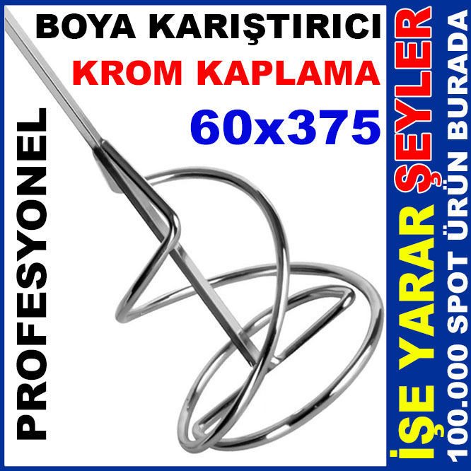 PROFESYONEL 60x375 KROM KAPLAMA BOYA KARIŞTIRICI