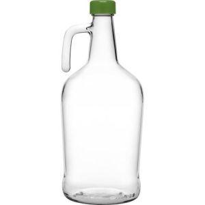 3000 CC Galon Yağlık Sirkelik Saklama Cam Şişe Plastik Kapaklı