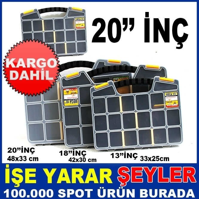 20' PROFESYONL MEGA ORGNİZR TAKIM ÇANTASI 48 KD