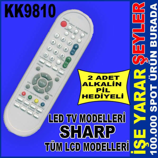 SHARP LCD LED TV ORJİNAL TV KUMANDASI RM689G