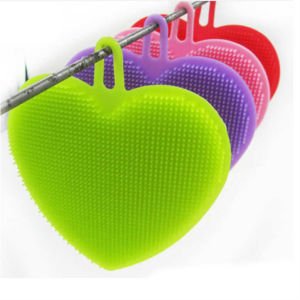 Silikon Bulaşık, Meyve, Sebze Yıkama Süngeri - Çok Amaçlı Kullanım - Pratik Mutfak Gereçleri