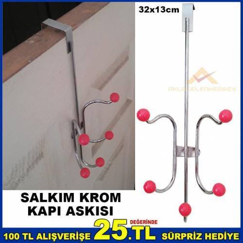 5 Askılı Salkım Model Krom Kapı Askısı 32cm