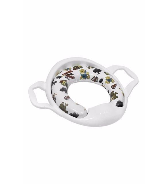 Lüx Kulplu Bebek ve Çocuk Klozet Adaptörü Tuvalet Soft Alıştırma Adaptörü