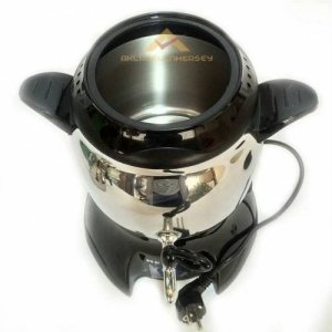 5L KAZANLI +1.75L DEMLİK PASLANMAZ ÇELİK BÜYÜK BOY ÇAY SEMAVERİ
