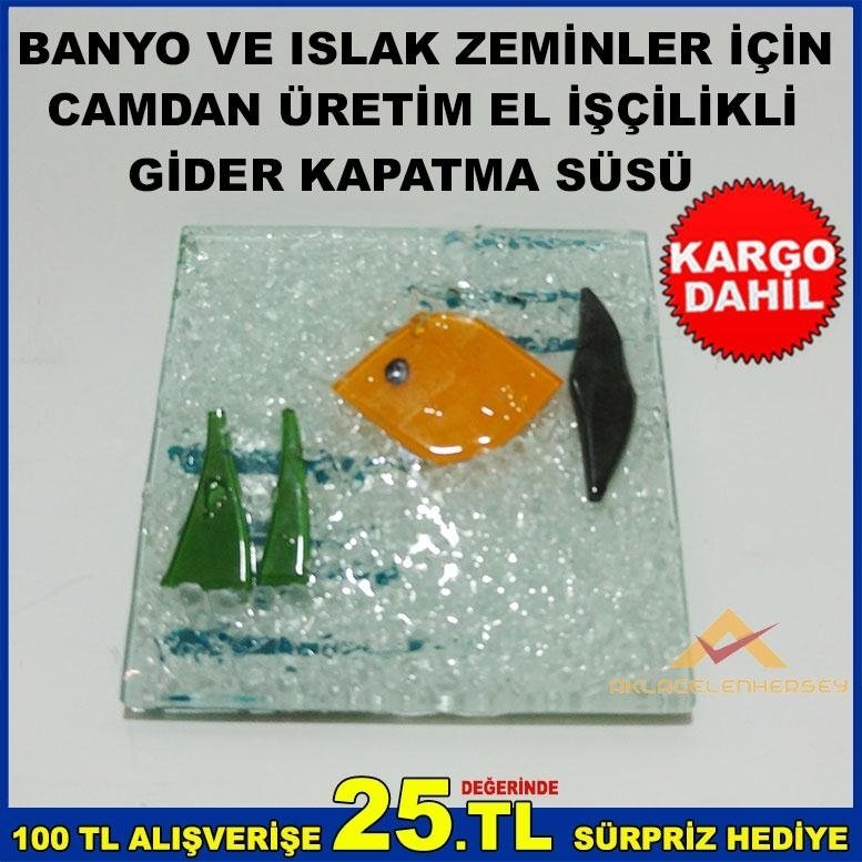 BANYO VE ISLAK ZEMİNLER İÇİN GİDER KAPATMA SÜSÜ
