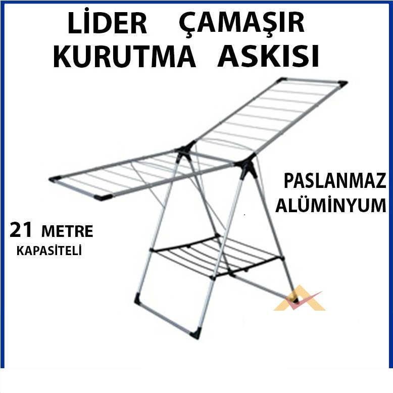 Katlanır Alüminyum Kurutmalık Paslanmaz Çamaşır Kurutma Askısı.