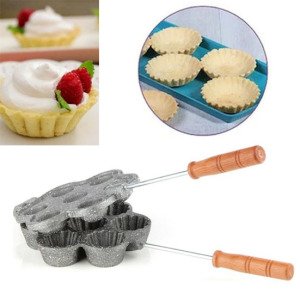 Alüminyum Döküm Granit Kaplama 7 Gözlü Tartolet Pasta Kek Kalıbı