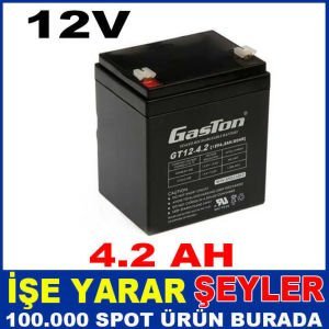 GT12-4.2 GASTON UPS AKÜSÜ 12V 4.2 AH KURU AKÜ