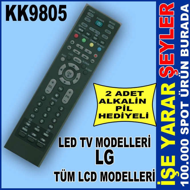 LG LCD LED TV ORJİNAL TV KUMANDASI RM-657