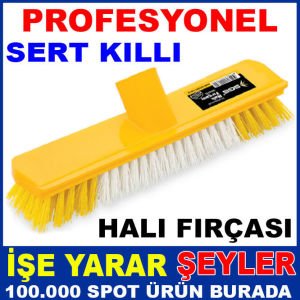 PROFESYONEL PLASTİK SERT KILLI HALI FIRÇASI