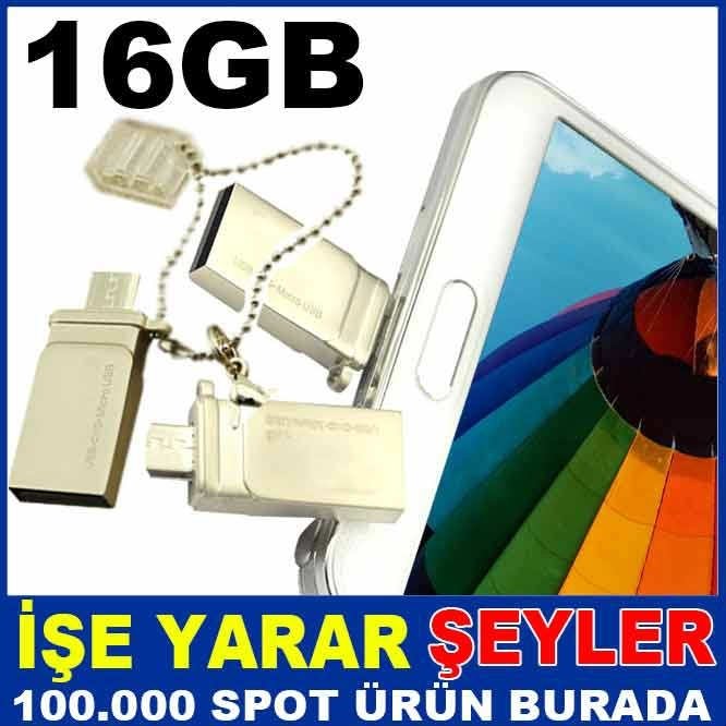 16GB SAMSUNG ANDORİD OTG MİCRO USB FLASH BELLEK