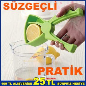 PENSE TİPİ SAPLI PRATİK LİMON ve NARENCİYE SIKACAĞI LİMON SIKMA ALETİ