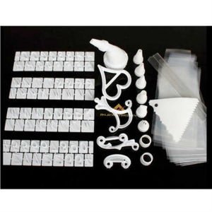 100 ADET PASTA-KEK DEKORASYON KİTİ ÇEŞİTLİ SÜSLEMELER YAPMAK İÇİN PASTA-KEK HAZIRLAMA ŞEKİLLENDİRİCİ