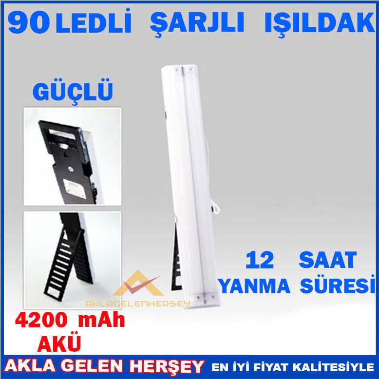 12 SAAT YANMA SÜRELİ 90 LEDLİ GÜÇLÜ UZUN IŞILDAK