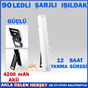 12 SAAT YANMA SÜRELİ 90 LEDLİ GÜÇLÜ UZUN IŞILDAK
