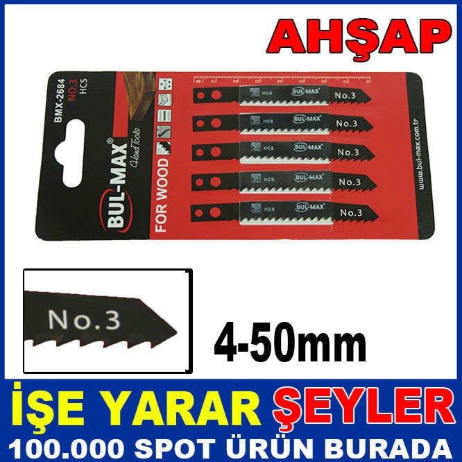 5 ADET HCS NO.3 AHŞAP DEKUPAJ BIÇAK SETİ
