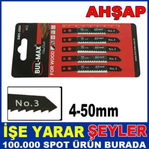 5 ADET HCS NO.3 AHŞAP DEKUPAJ BIÇAK SETİ