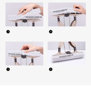 Pratik Mikrofiber Sıkmalı Sünger Başlıklı Kelebek Mop Paspas