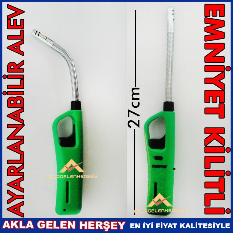 TELESKOBİK UÇLU EMNİYET KİLİTLİ MUTFAK ÇAKMAĞI