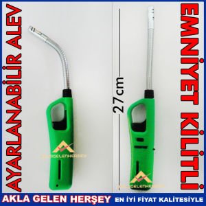 TELESKOBİK UÇLU EMNİYET KİLİTLİ MUTFAK ÇAKMAĞI