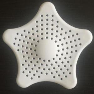 Yıldız Süzgeç Beyaz Vantuzlu Kaymaz Lavabo Küvet Süzgeci