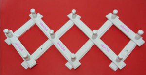 BEYAZ RENK KATLANIR AHŞAP ASKI AHŞAP AKORDEON ASKI,SAĞLAM 10 KANCALI NOSTALJİK DUVAR ve KAPI ASKISI