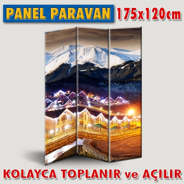 GÖRSELLİ KATLANIR PANEL BÖLME SİSTEMİ - KIŞ YAYLASI
