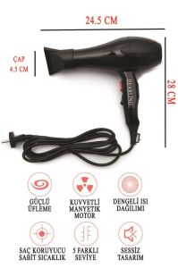 Turbo 5600 Profesyonel Saç Kurutma Ve Fön Makinesi,Kuaför Tipi