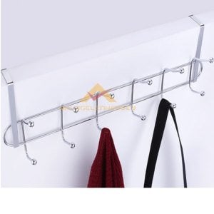 Banyo ve Tüm Oda Kapıları İçin Amerikan Kapı Arkası 12 Kancalı Metal Askı,Havlu Bornoz Askısı