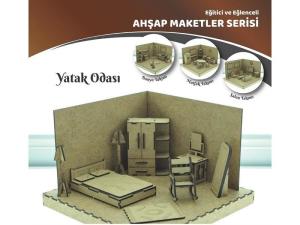 Eğitici ve Öğretici Sökülüp Takılabilen Ahşap Yatak Odası Takımı