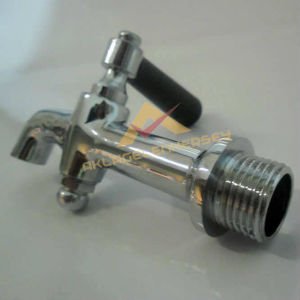 Paslanmaz çelik kahveci çay ocağı kazan musluğu,kahvehane çay kazanı için büyük boy contalı musluk