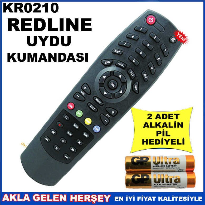 REDLİNE UYDU CİHAZI Receiver KUMANDASI KR0210