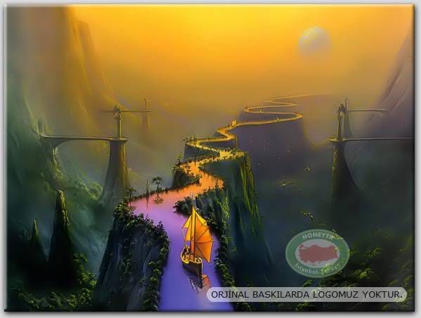 100x70cm ÇERÇEVELİ CANVAS TABLO FANTASY B000474
