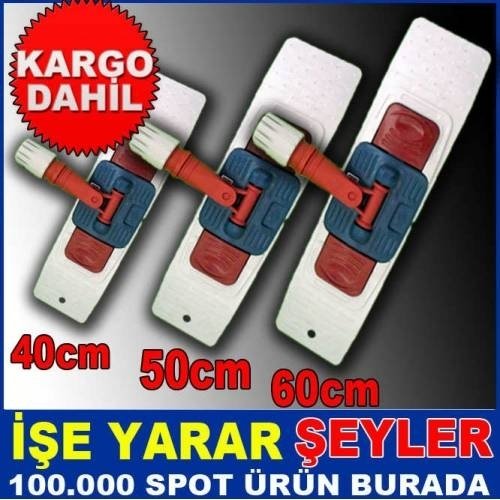 40 CM PALETLİ NEMLİ MOP HERYÖNE HAREKET EDEBİLEN PASPAS APARATI