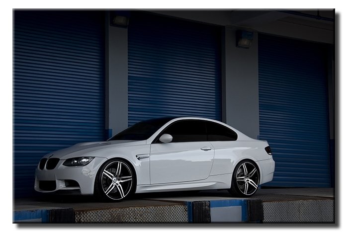 GENİŞ JANTLI BMW 6 değişen ölçü ORİJİNAL KANVAS TABLO