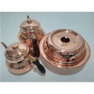 BALKON SEFASI İÇİN BÜYÜK BOY ÇAYDANLIK ALTI BAKIR KÖMÜR OCAĞI