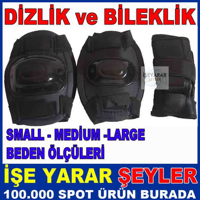 PATENCİ,BİSİKLETÇİ DİZ ve BİLEK KORUMA SETİ