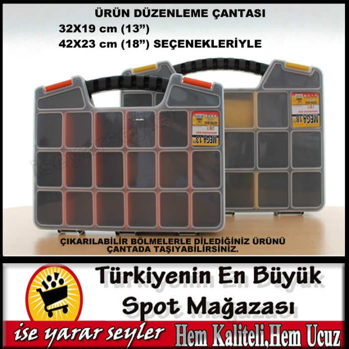 18 BÖLMELİ TAMİR/TADİLAT MALZEME ÇANTASI