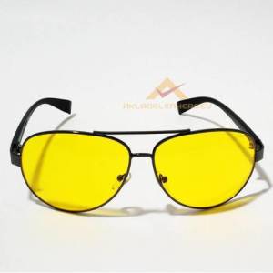 Kılıflı Metal Çerçeve Gece Görüş Sürücü Gözlüğü