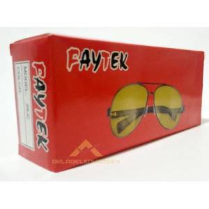 Kılıflı Metal Çerçeve Gece Görüş Sürücü Gözlüğü