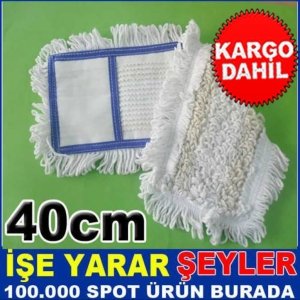 40cm NEMLİ MOPLAR İÇİN UYGUN PASPAS YEDEĞİ KURULAMA MOB