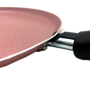 Granit Tava 26 cm Cem Pink Stone Krep ve Gözleme Tavası