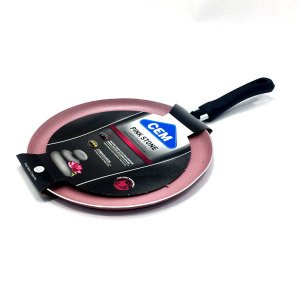 Granit Tava 26 cm Cem Pink Stone Krep ve Gözleme Tavası