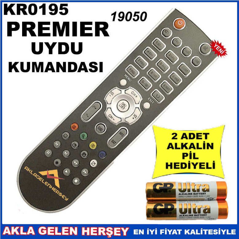 PREMİER UYDU CİHAZI Receiver KUMANDASI KR0195