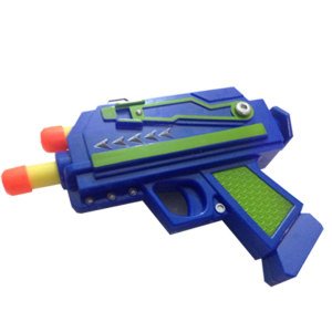 Sünger Mermi Atan Tabanca Zararsız ,Güvenli Dart Tabanca 3 Mermi ve 2 Mermi Hazneli Eğlenceli Silah