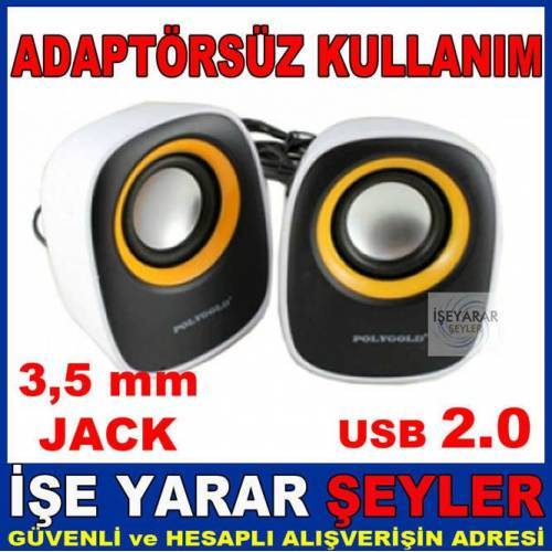 Polygold Pg-08 Multımedıa Pc Hoparlör Usb 2.0