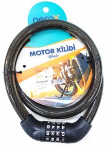 Nerox Şifreli Bisiklet ve Motosiklet Kilidi